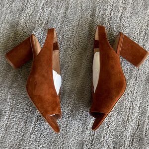 Madewell Suede Heels - Brand New